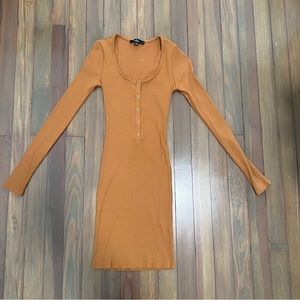 Lulus Ribbed Bodycon Dress